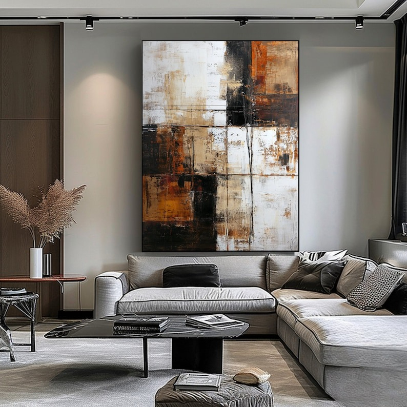 Original Modern Abstract Brown – Abstract Oil Painting recenzja i cena