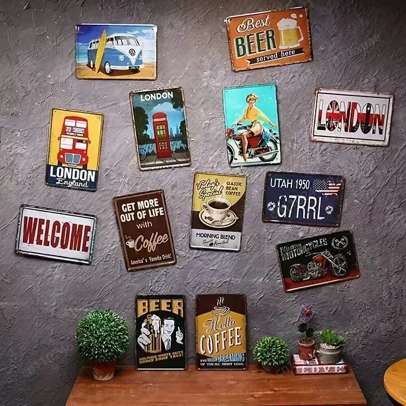 Vintage New Orleans Metal Sign – Home Decor New Orleans recenzja i cena
