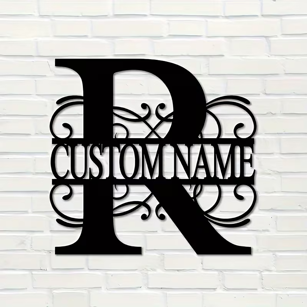 Classic Custom Monogram Metal  – Home Decor For Wedding recenzja i cena