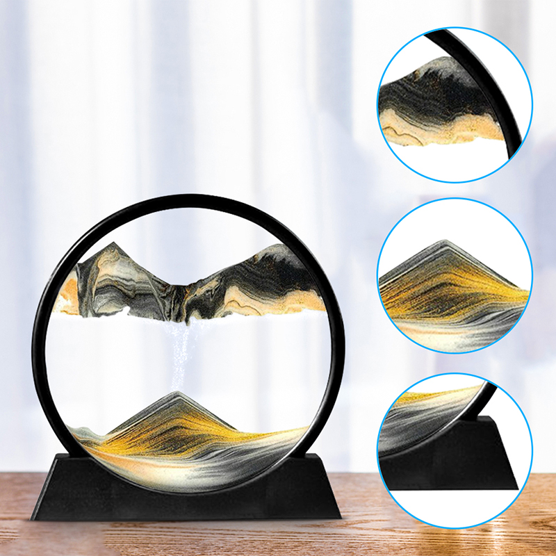 Moving Sand Art Picture Round  – Sand Art Picture recenzja i cena