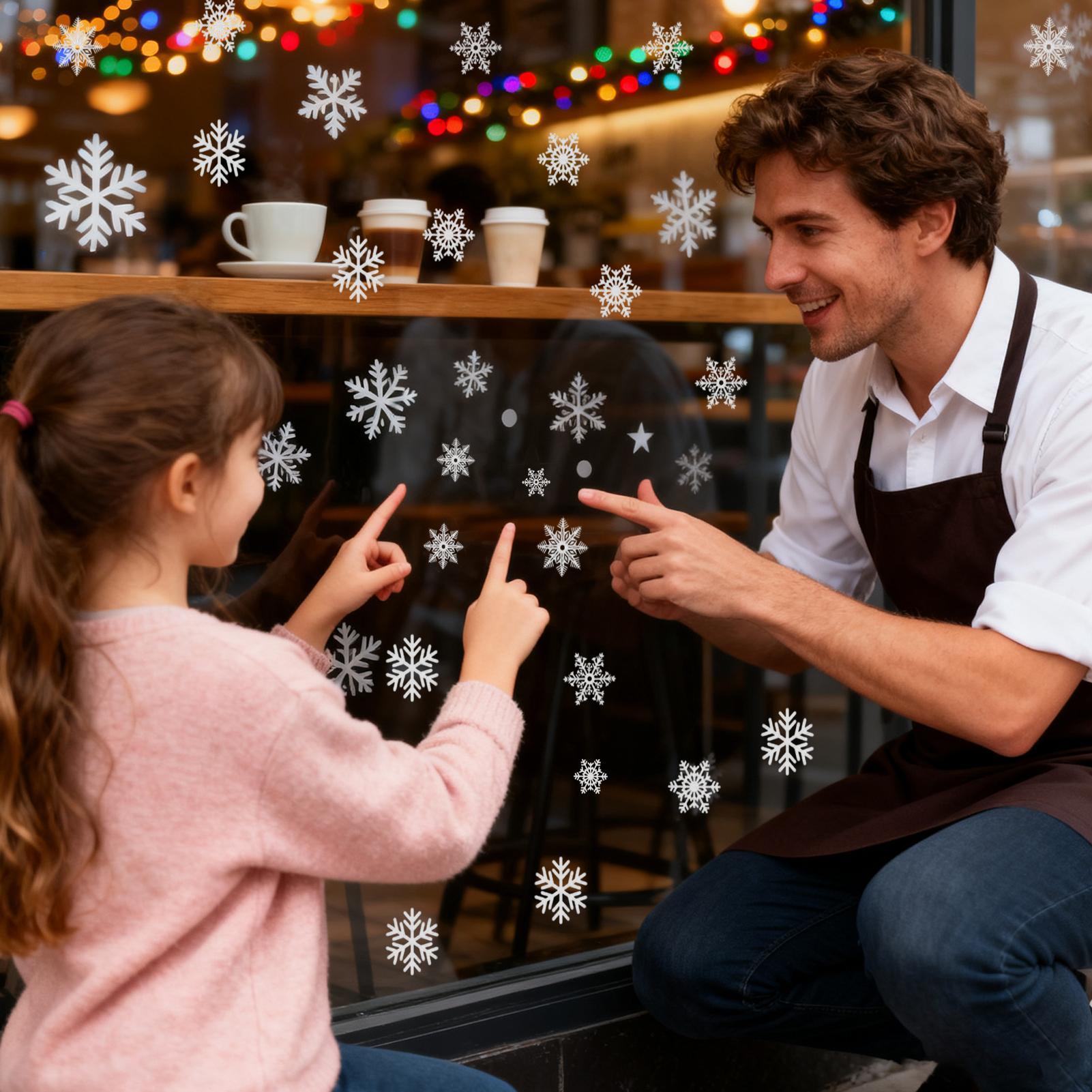 Snowflake Window Clings Christ – Home Decor Store recenzja i cena
