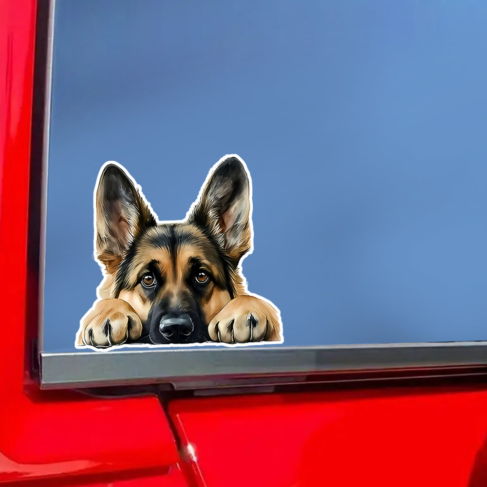1PC Lying German Shepherd Viny – Germany Home Decor recenzja i cena