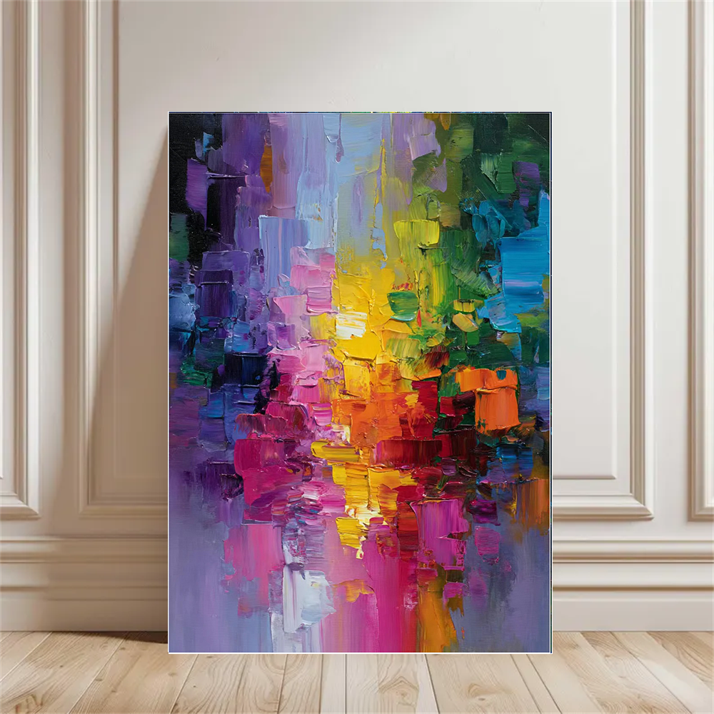 Hand-Painted Abstract Colorful – Home Decor Color Palettes recenzja i cena