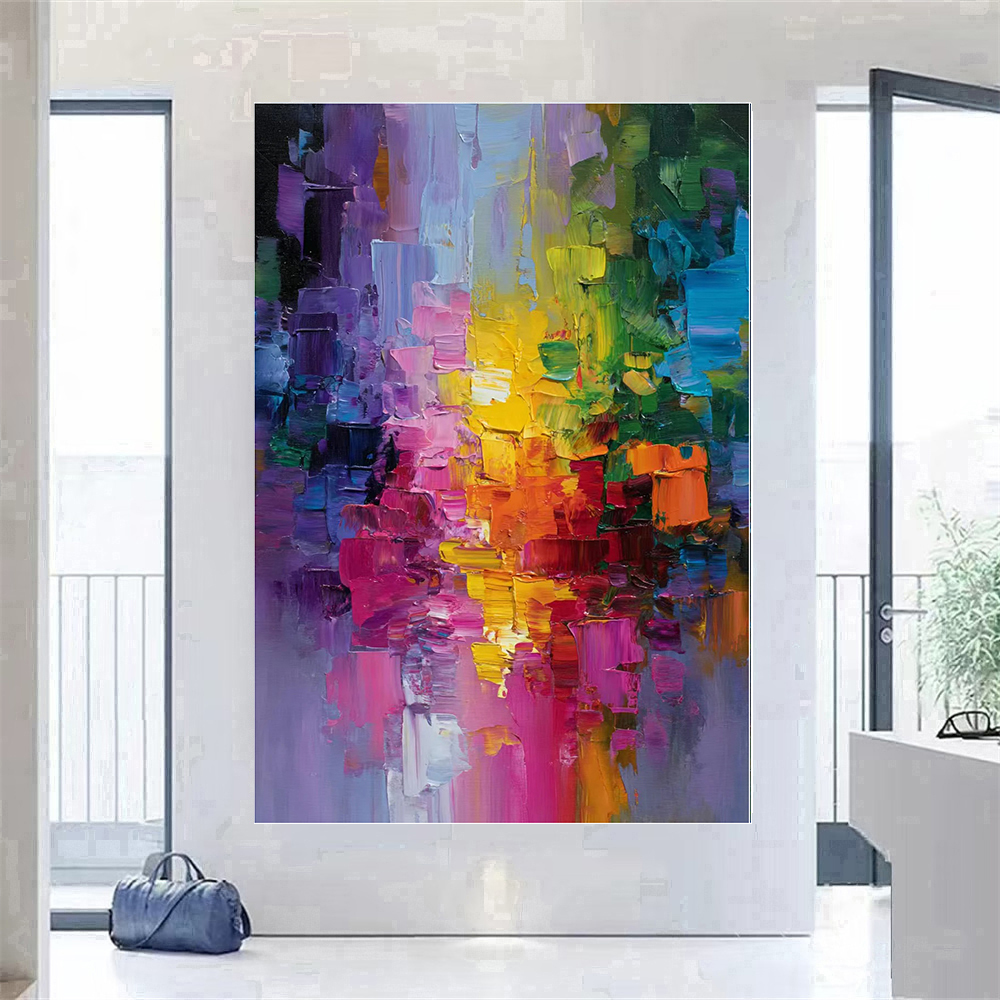 Hand-Painted Abstract Colorful – Home Decor Color Palettes recenzja i cena