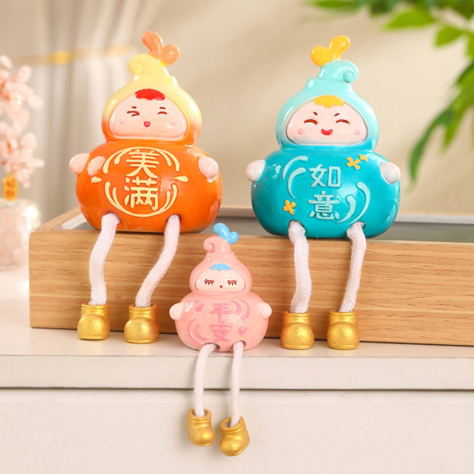 4 Pieces Hanging Doll Decorati – Home Decor Resin recenzja i cena