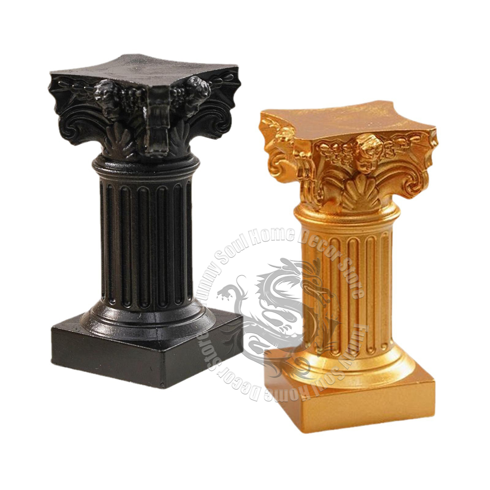 Nordic Roman column candlestic – Home Decor Resin recenzja i cena