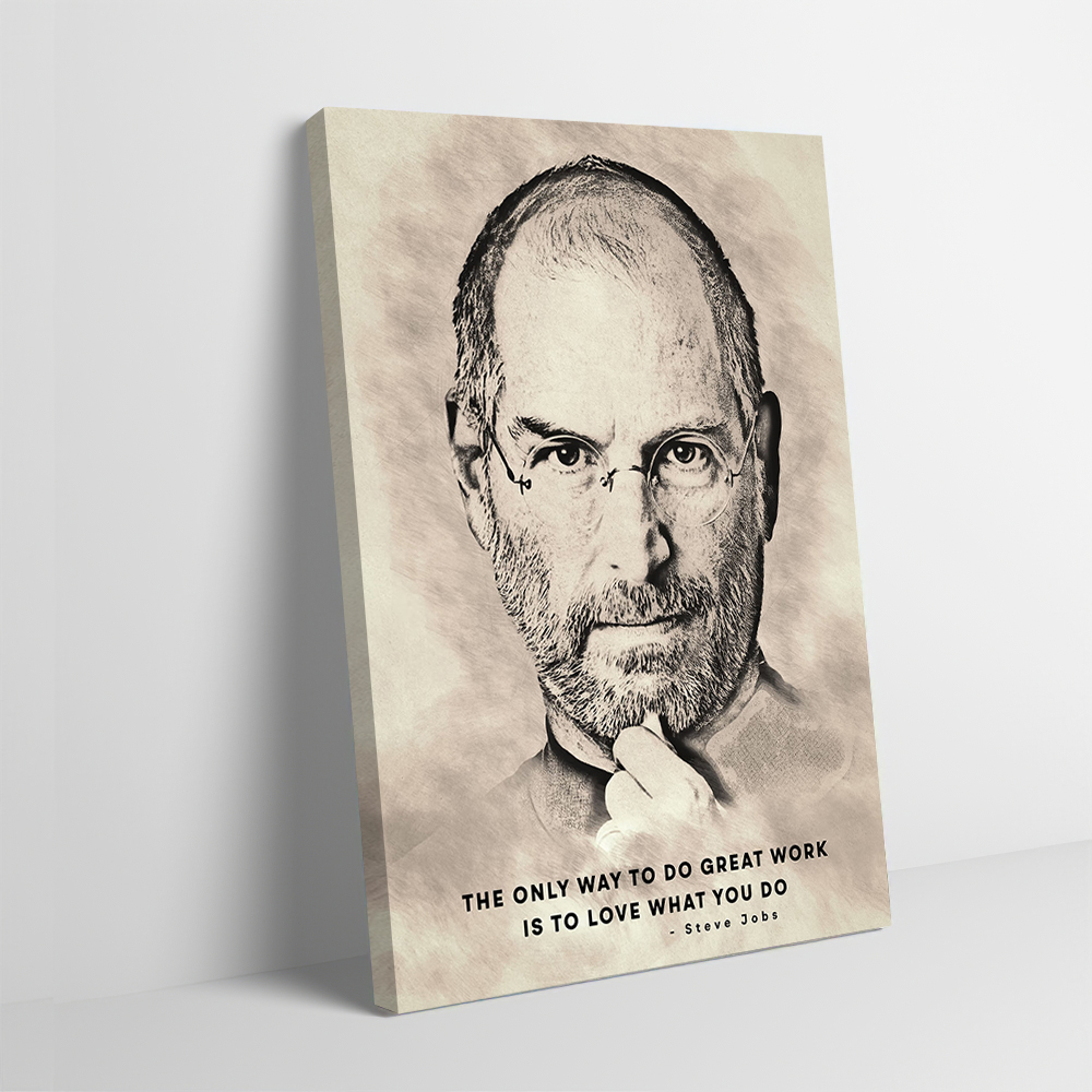 Steve Jobs Famous Quotes Print – Home Decor Jobs recenzja i cena