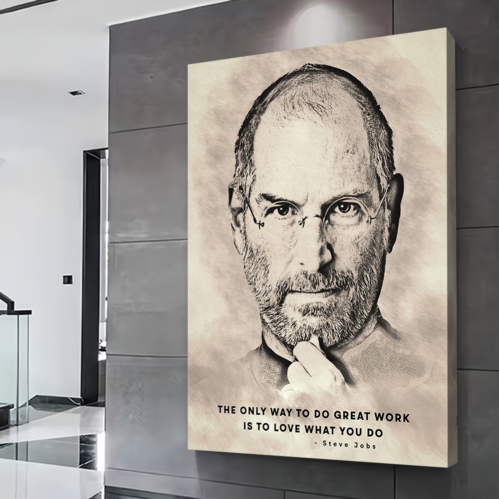 Steve Jobs Famous Quotes Print – Home Decor Jobs recenzja i cena