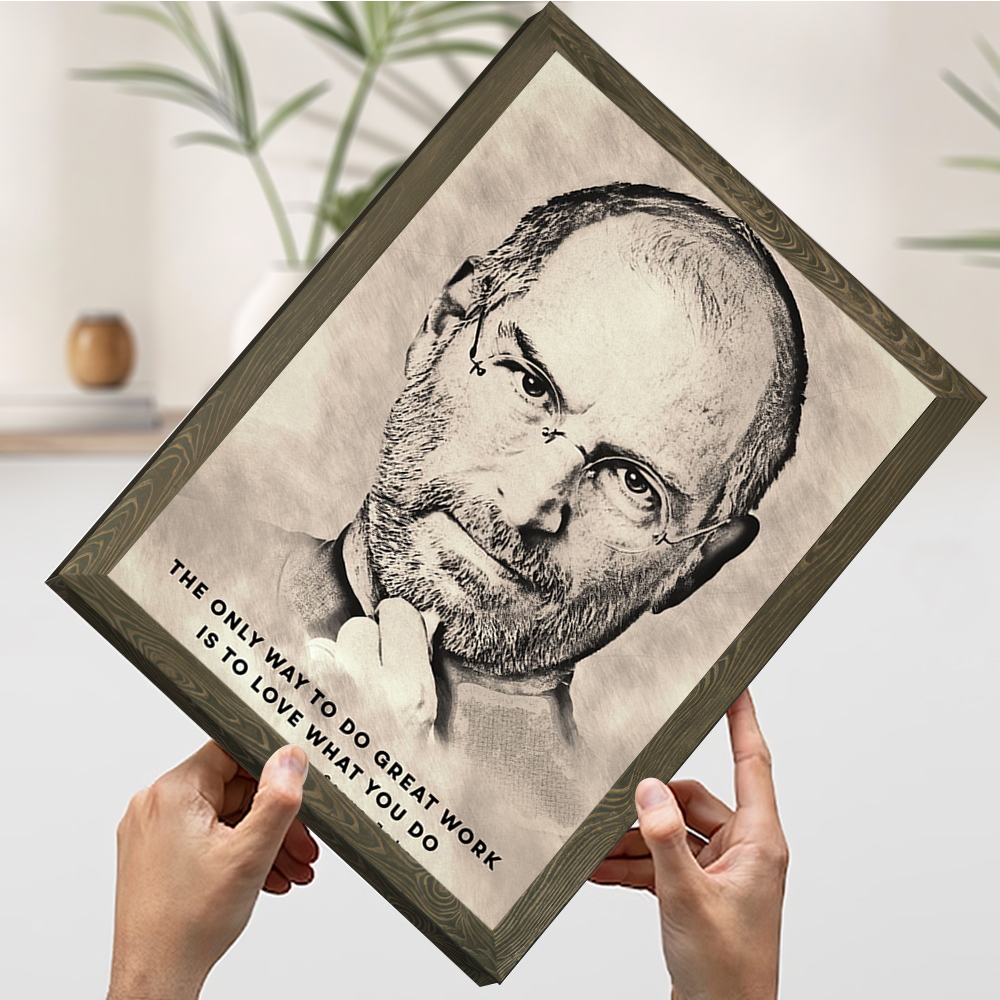 Steve Jobs Famous Quotes Print – Home Decor Jobs recenzja i cena