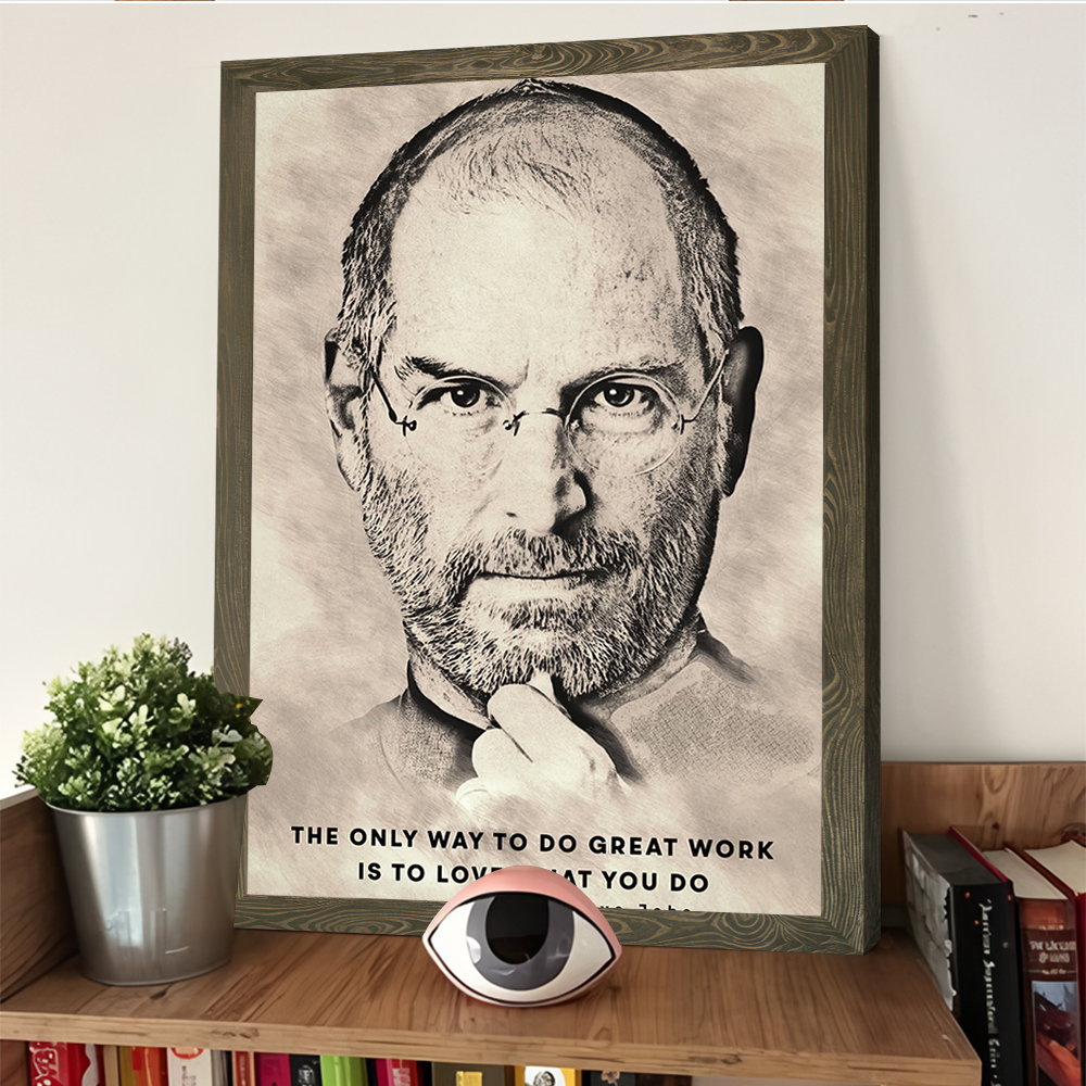 Steve Jobs Famous Quotes Print – Home Decor Jobs recenzja i cena