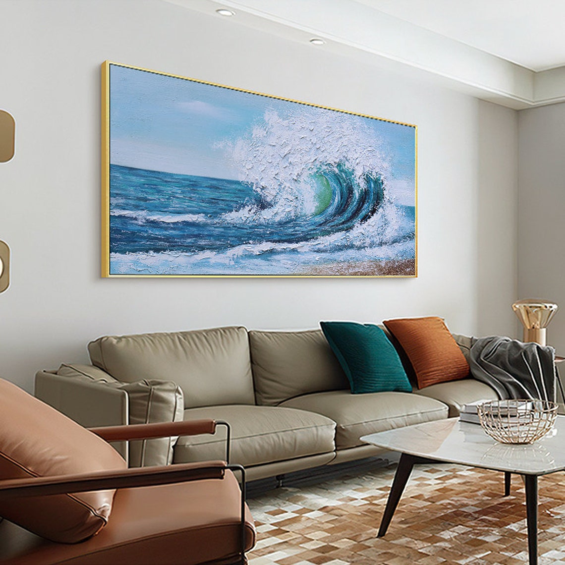 Waves Modern  Large Palette Kn – Home Decor Color Palettes recenzja i cena
